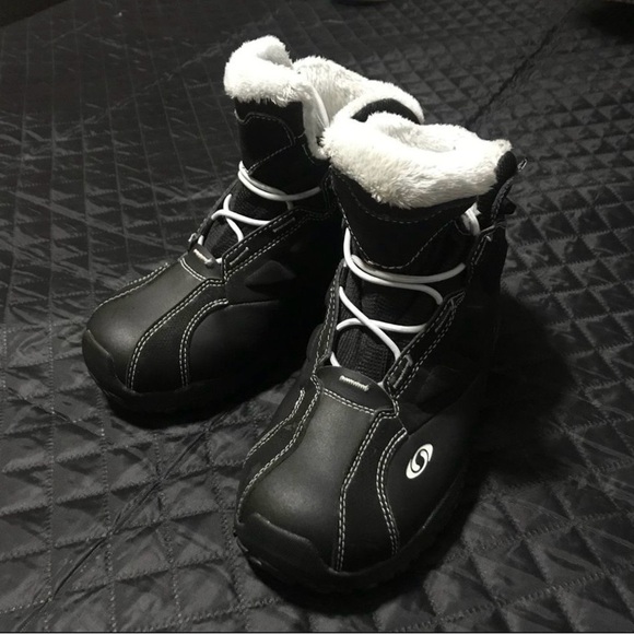 Salomon Shoes - Salomon Black Waterproof Winter Boots